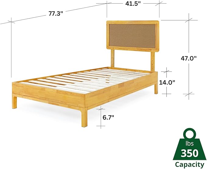 Bme Nipe 14 Inch Bohemian Bed Frame - Image 2