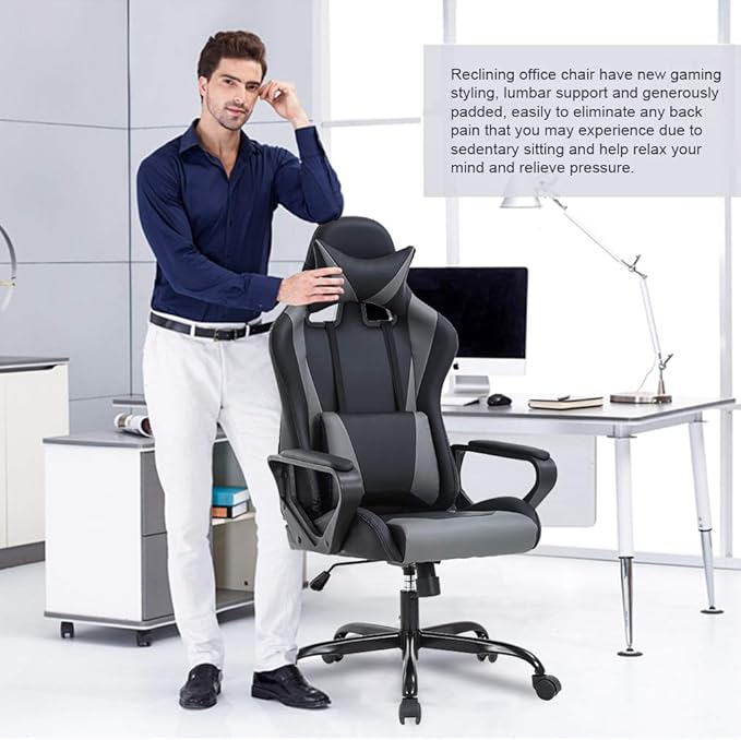 PC Gaming Chair Ergonomic Office Chair Cheap Desk Chair Executive Task Computer - Image 6
