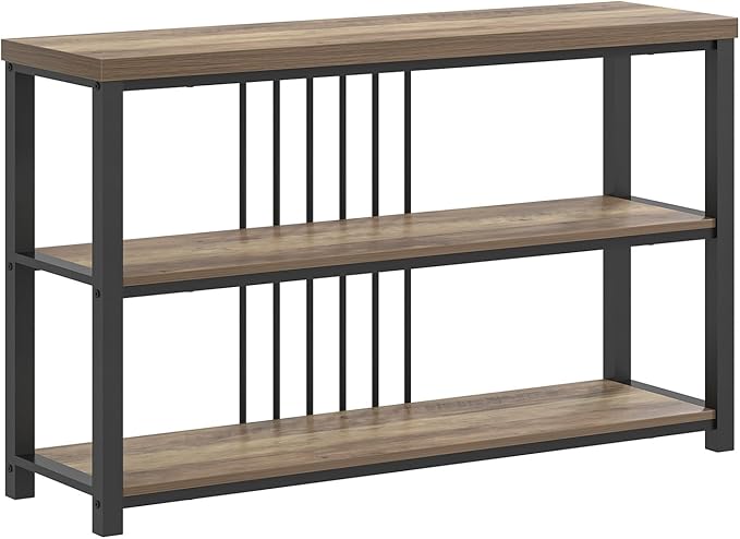 FOLUBAN Modern Sofa Table for Entryway, 3 Tier Narrow Console Table for Living - Image 9