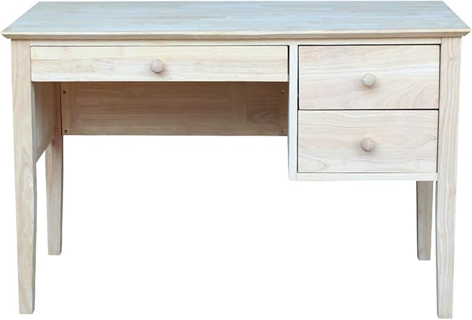 IC International Concepts, Brooklyn Desk, Solid Real Wood, Sturdy Parawood - Image 9