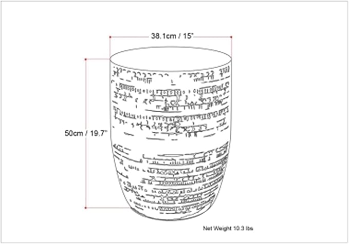 SIMPLIHOME Johnsen Metal Table - Image 3