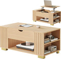 COMHOMA Lift Top Coffee Tables for Living Room, Adjustable Wooden Tea Table for by ComHoma