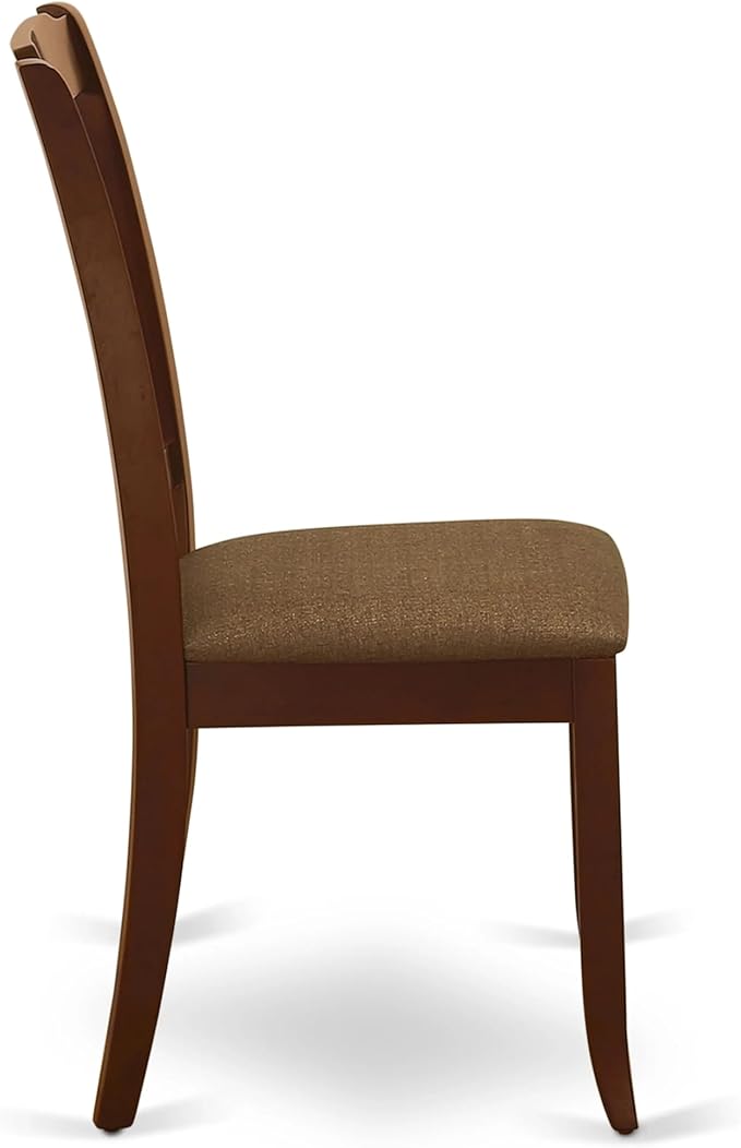 East West Furniture AMDA3-MAH-C 3 Piece Kitchen Table & Chairs Set Contains a - Image 8