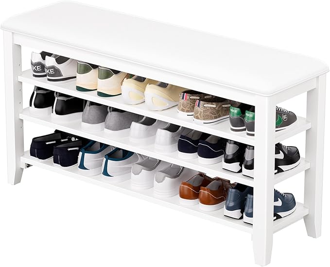 Shoe Rack Bench Entryway Storage by Taitiy