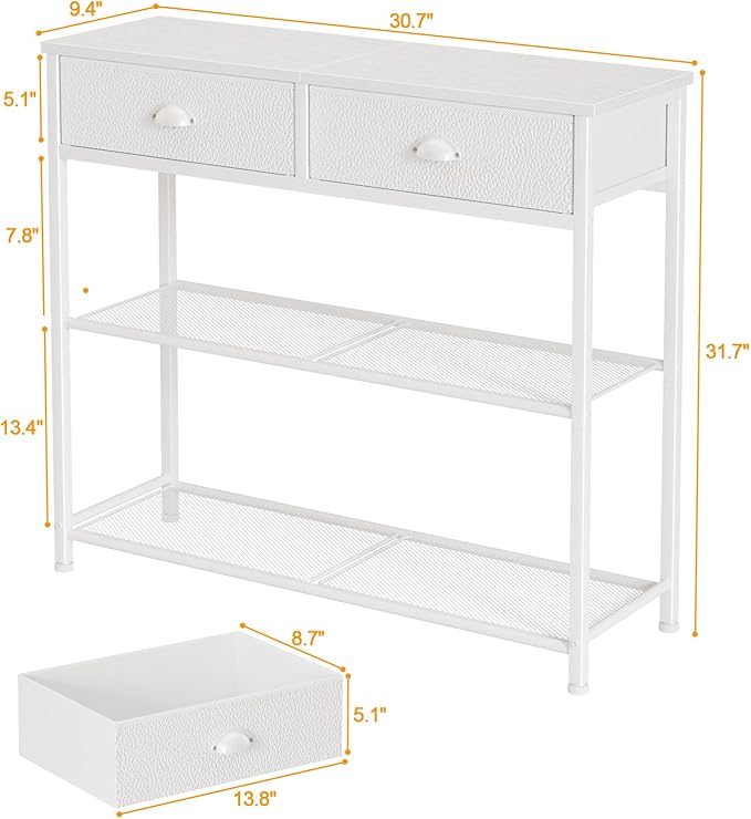 Furologee 30'' Entryway Table, Narrow Sofa Table - Image 3