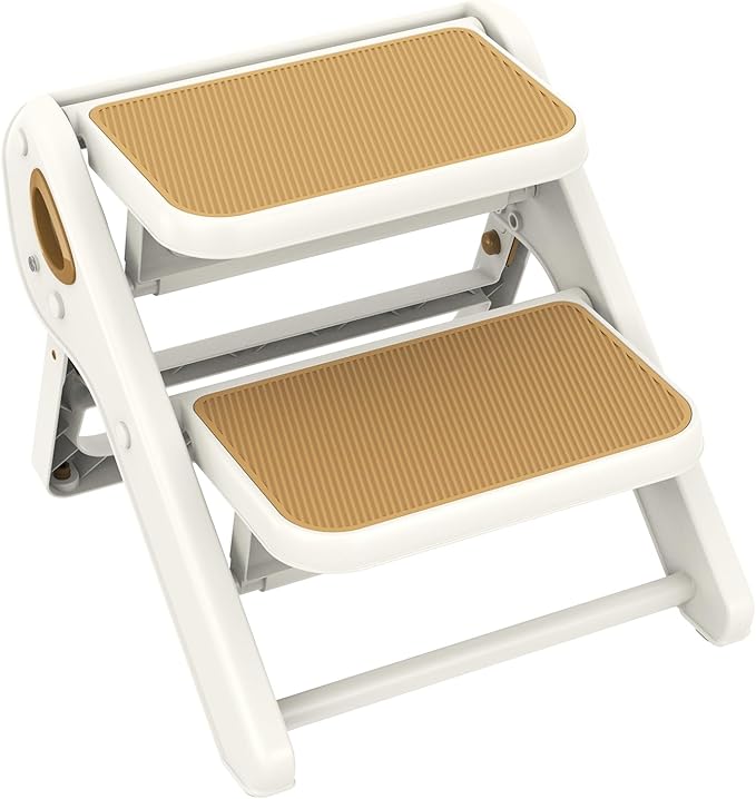 Toddler Step Stool, iNeibo 2-Step Foldable Step Stool by iNeibo