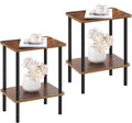 Apicizon 2 Tier End Table Set of 2, Small Side Table by APICIZON
