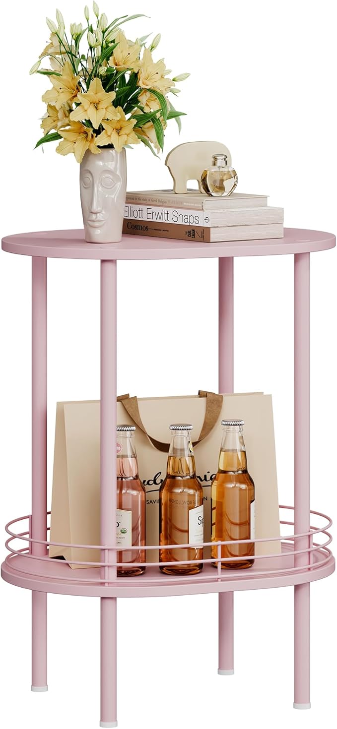 Small Round Side Table, Bedside Table - Image 8