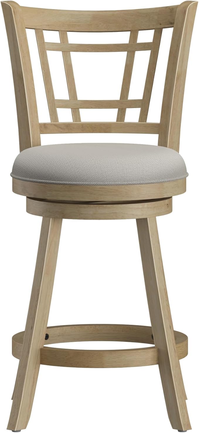 Hillsdale Fairfox 24.5" Wood Swivel Counter Height Stool - Image 11
