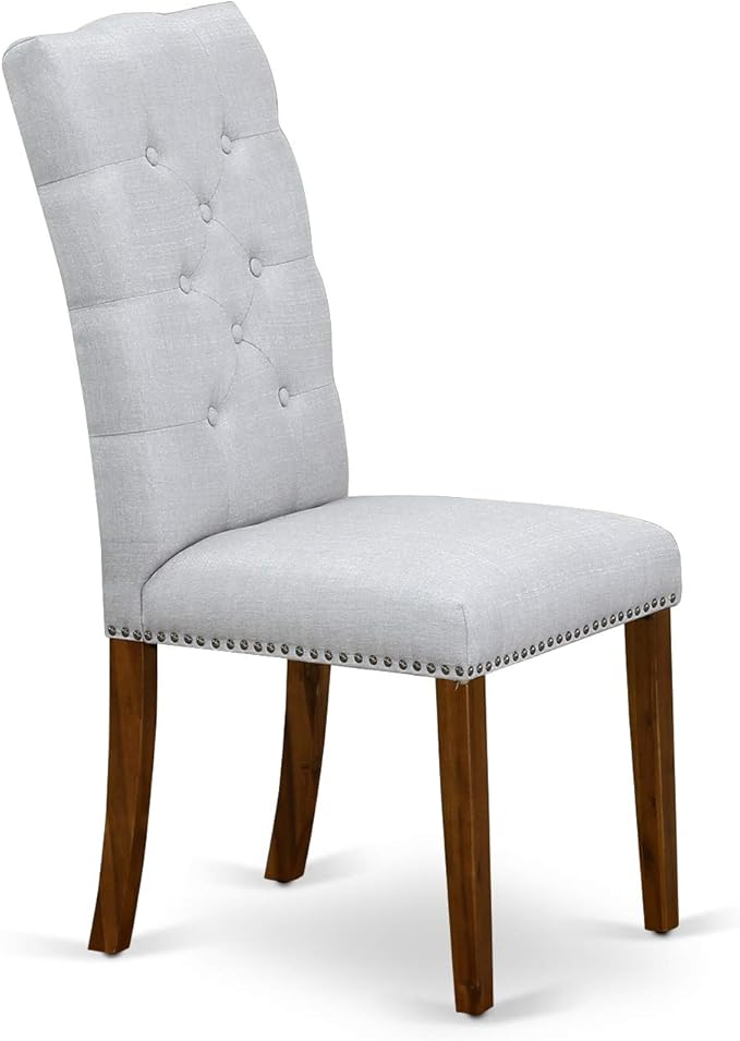 East West Furniture ELP8T05 Elsa Parson Dining Chairs - Image 5
