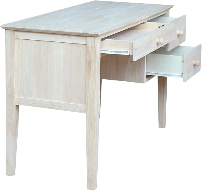 IC International Concepts, Brooklyn Desk, Solid Real Wood, Sturdy Parawood - Image 12