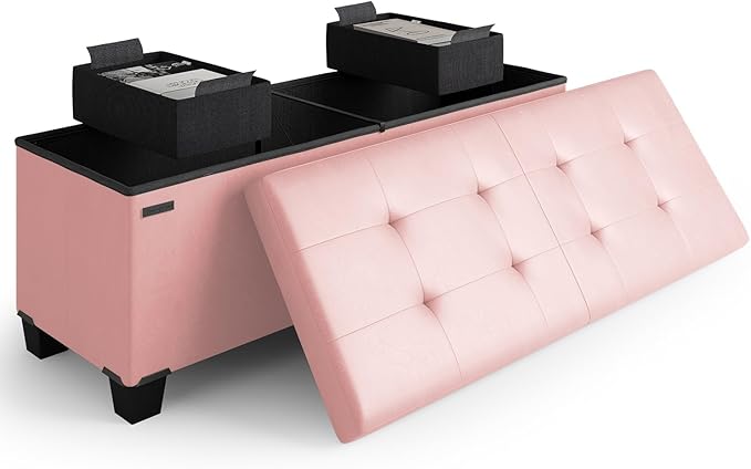 STORAGEBUD Storage Ottoman Bench by STORAGEBUD