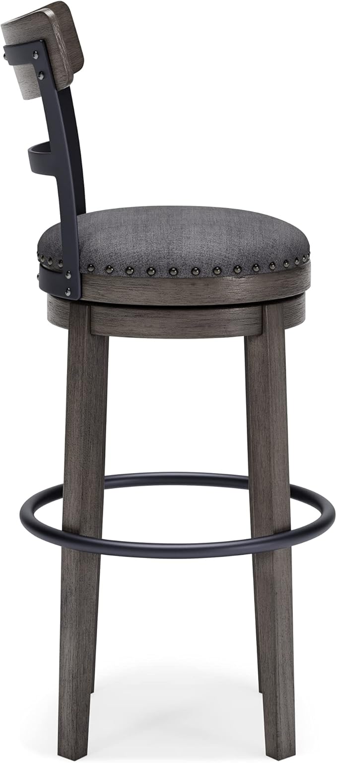 Signature Design by Ashley Caitbrook 30" Farmhouse Bar Height Upholstered - Image 8