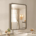 WEER 20x30 Inch Bronze Bathroom Mirror by WEER