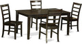 East West Furniture CAPF5-CAP-W 5 Piece Dining Room Table Set Includes a by EastWestFurniture