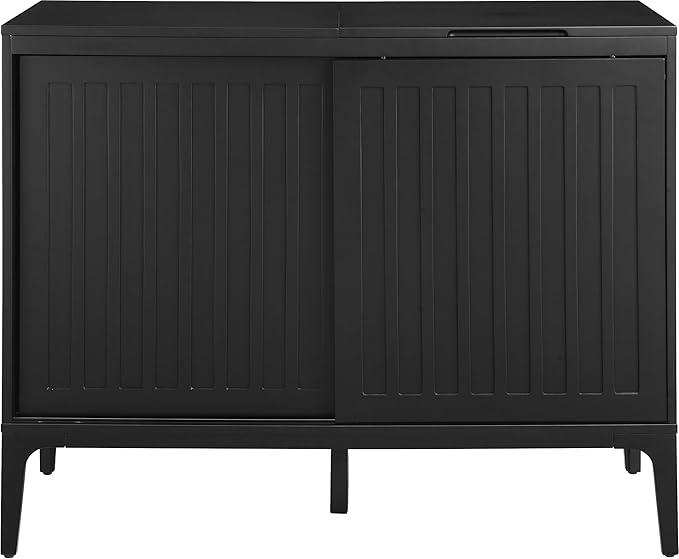 Crosley Furniture Asher Media Console and Record Player Stand - Image 4