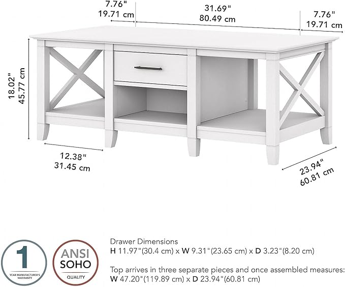 Bush Furniture Coffee Table - Image 3