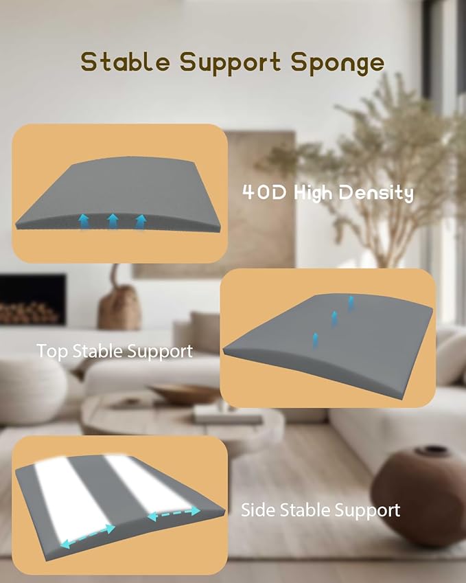 Couch Cushion Support, High Density Replacement Foam Insert - Image 4