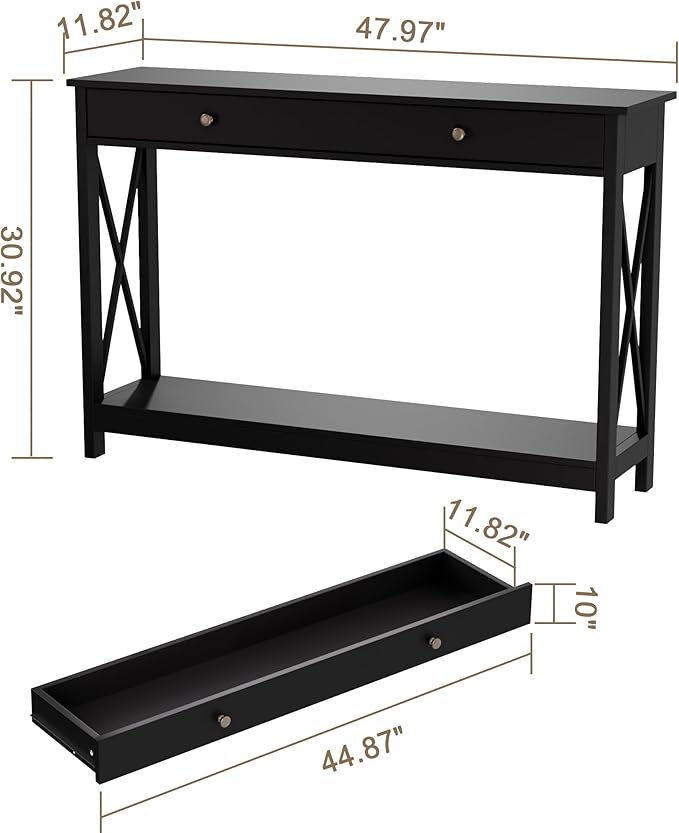 Treocho 47" Farmhouse Console Table - Image 2