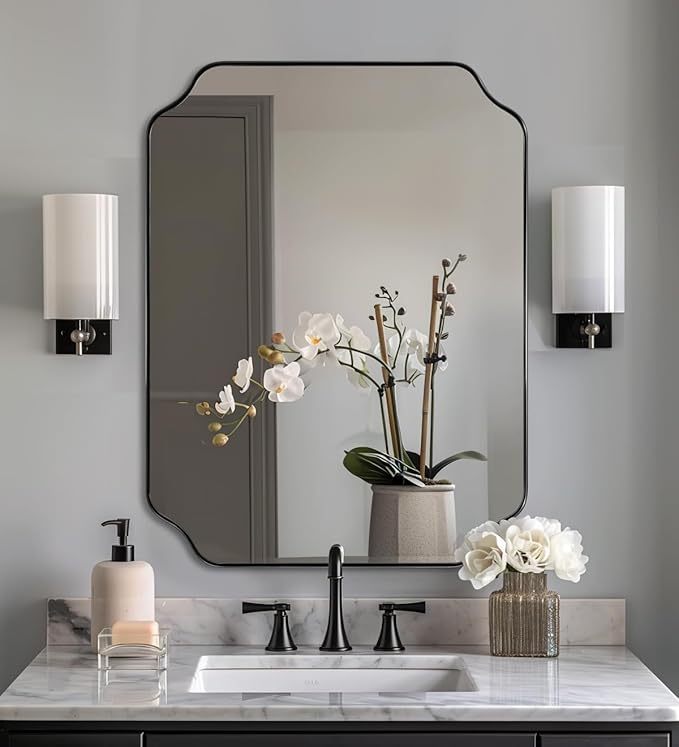 ANDY STAR Unique Rectangle Wall Mirror, Modern Mirror by ANDYSTAR