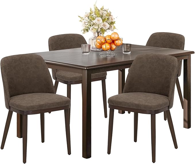 COLAMY 60 Inch Rectangular Kitchen Dining Table by COLAMYINC