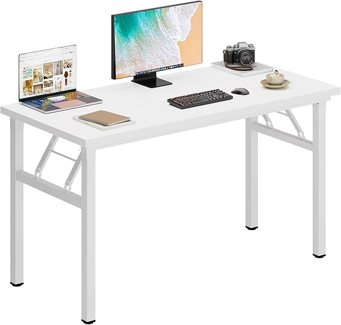 DlandHome 47 inches Folding Table Computer Desk Portable Table Activity Table by DlandHome