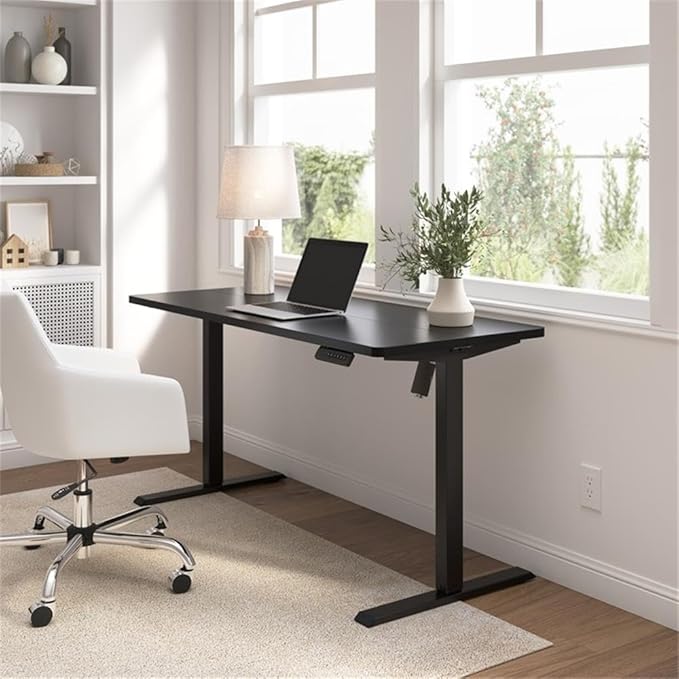 Bush Furniture Energize 55W x 24D Electric Height Adjustable Standing Desk in - Image 5