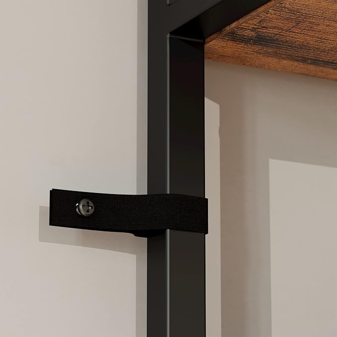 IRONCK Industrial Bookshelves 5 Tiers Corner Bookcases - Image 7