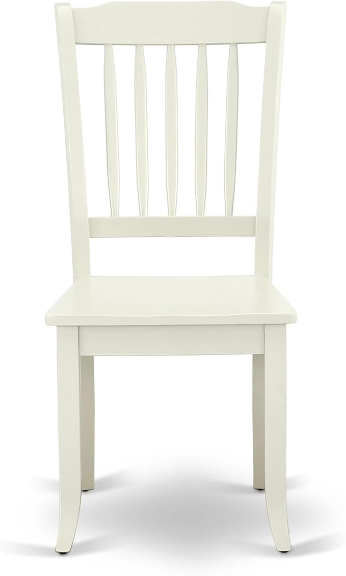 East West Furniture AMDA3-LWH-W 3 Piece Dinette Set - Image 6