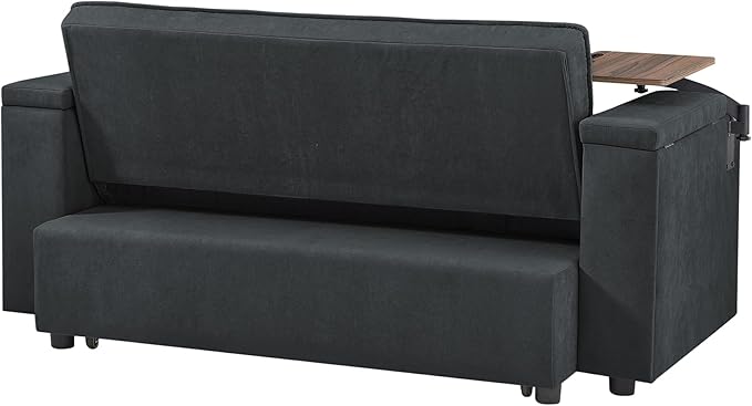 3 in 1 Queen Loveseat Convertible Sofabed Modern Living Room Multifunctional - Image 6