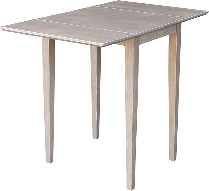 IC International Concepts, Solid Wood Small Drop Leaf Dining Table, Solid Real - Image 7