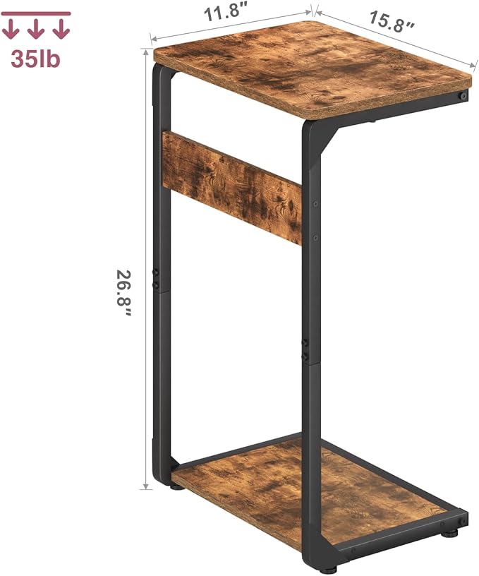 C-Shaped End Tables, Small Side Table - Image 3