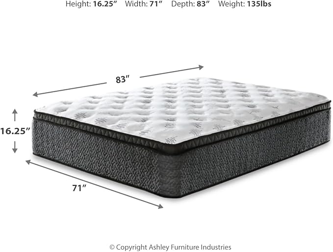 Signature Design by Ashley California King Size Ultra Luxury 16 Inch Hyper Cool - Image 2