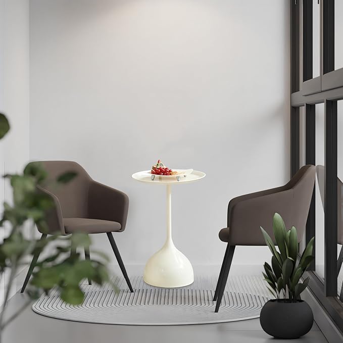 Kelligo Side Table Set of 2, Round Side Table - Image 4