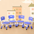 4 Piece Kids Chair Set 3 Levels Adjustable Stackable Kids Chairs Ideal by WHY+TOYS