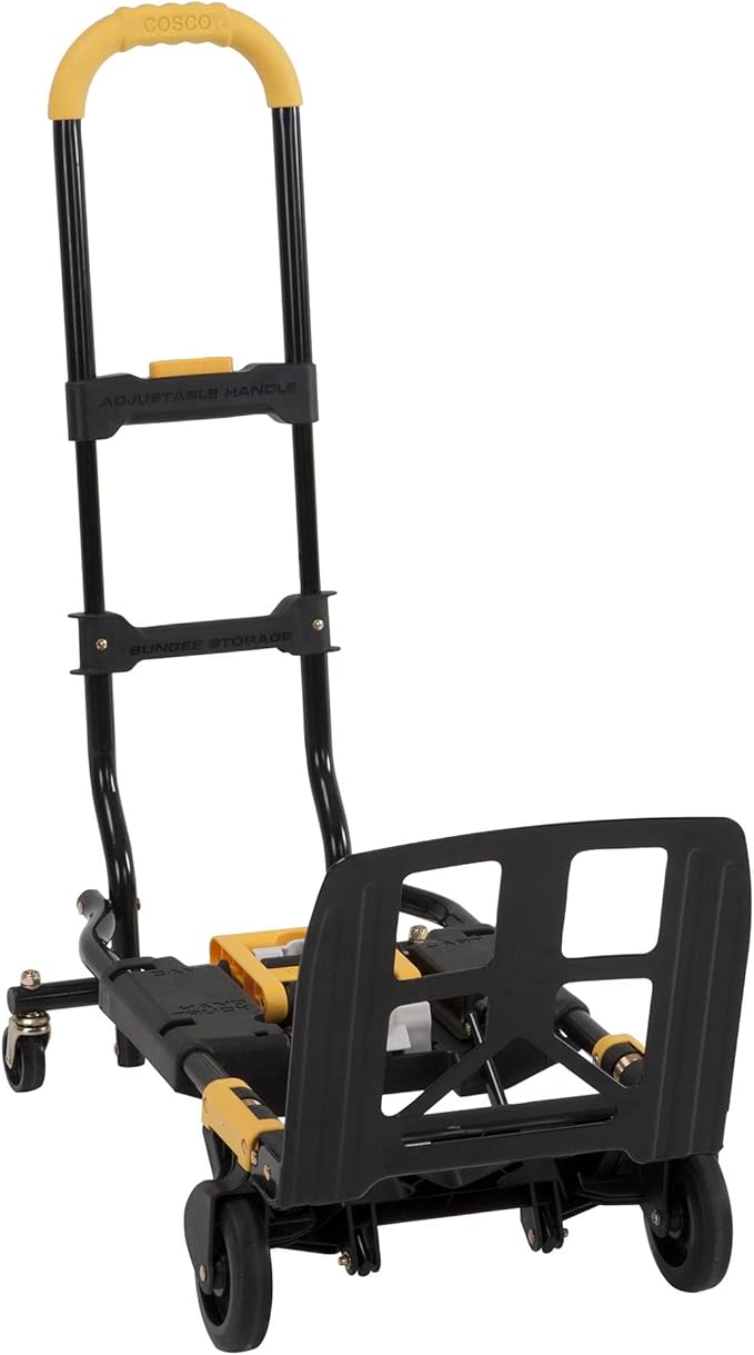 COSCO 12225YGB1E 2-in-1 Folding Hand Truck, 300 lb. Capacity - Image 4