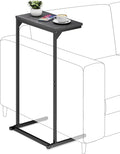 TUTOTAK C Shaped End Table, Tray Table, Small Side Table, 28.7 inch Tall Couch by WelcometotheTUTOTAKHome