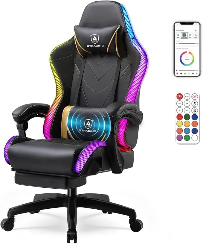 GTPLAYER Gaming Chair, RGB Gaming Chairs by GTPLAYER