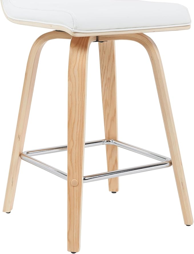 Vienna Modern Counter Height Swivel Bar Stool - Image 7