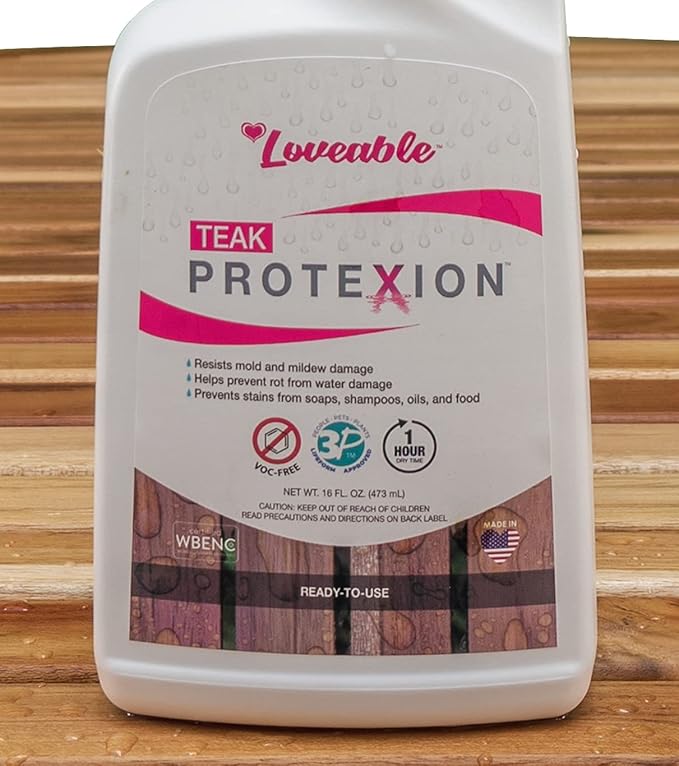 EcoDecors Protective Bundle – Loveable Teak Conditioning Oil, Teak Furniture - Image 7