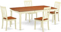 East West Furniture DOAN5-WHI-W 5 Piece Kitchen Table Set by EastWestFurniture