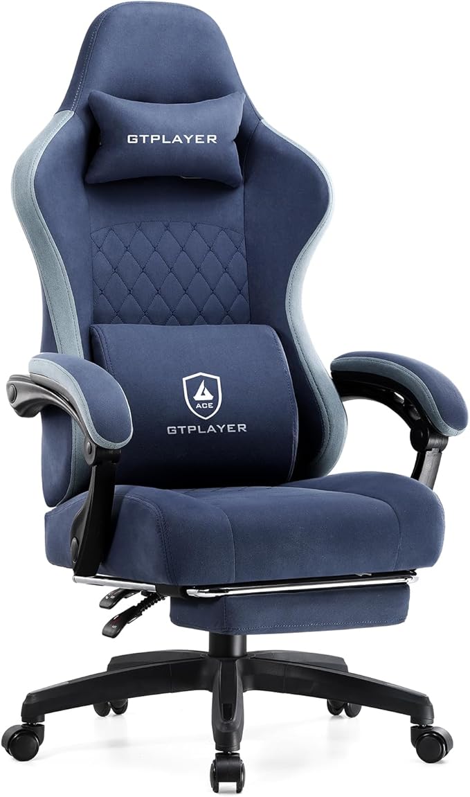 GTPLAYER Office Chair, Gaming Computer Desk Fabric Chair by GtracingDirect