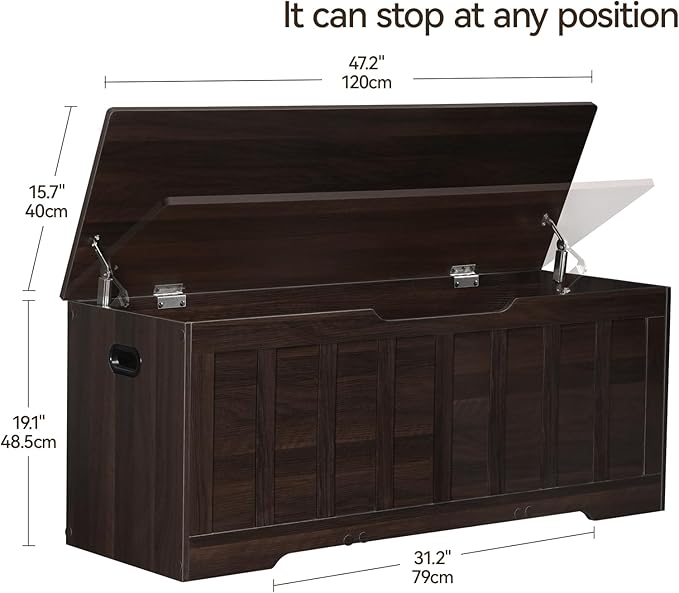 47.2" Storage Chest Extra Large, Storage Trunk - Image 2