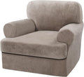 H.VERSAILTEX Sofa Cover 2 Piece Armchair Slipcovers Thick Velvet Couch Cover by HVERSAILTEX