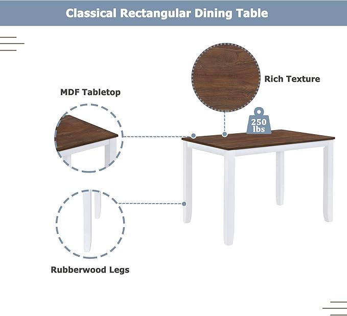 Ball & Cast 5-Piece Dining Table Set - Image 7