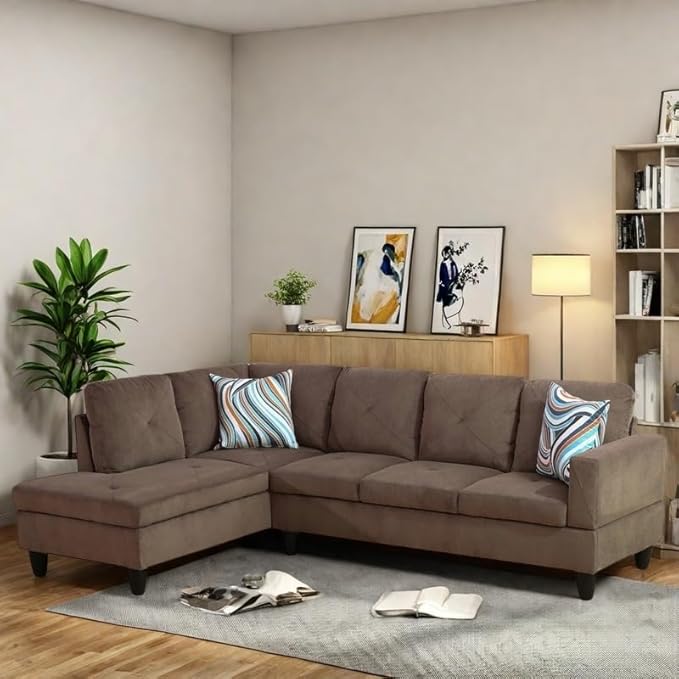 NAYSAYE L Shaped Couch, Modular Sectional Couch - Image 4