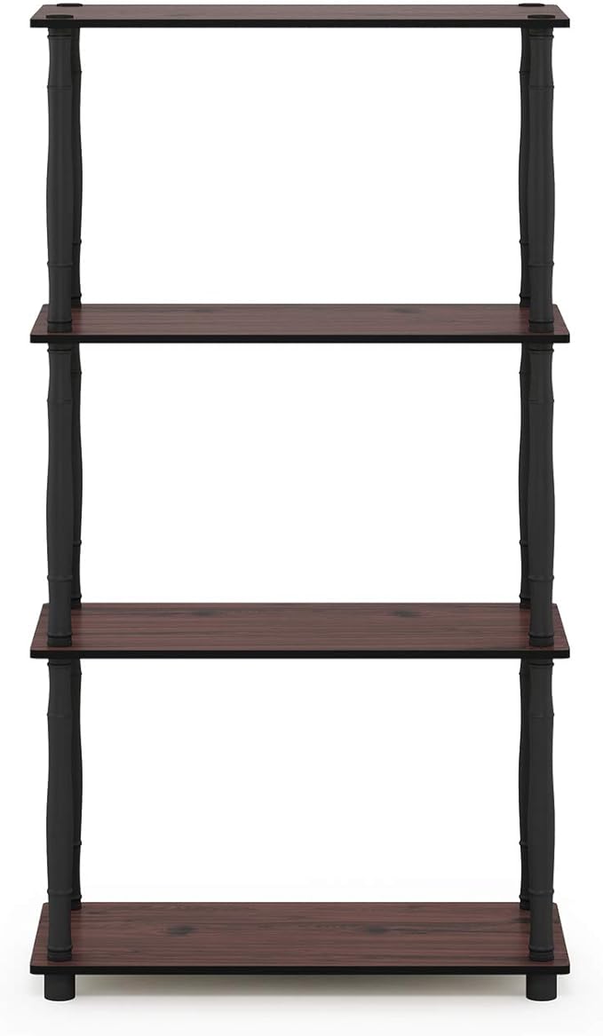 Furinno Turn-N-Tube 4-Tier Multipurpose Shelf Display Rack, Classic Tubes - Image 8