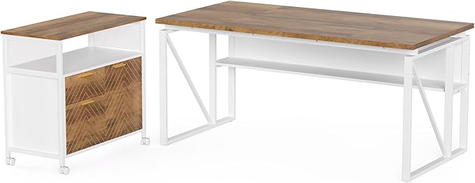 LITTLE TREE 63-Inch Office Desk - Image 10
