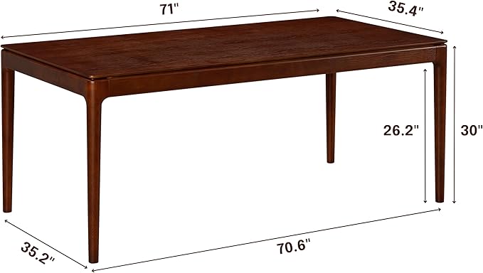 NTC Mingle 71 Inch Modern Design, Rectangular Dinner Table - Image 2