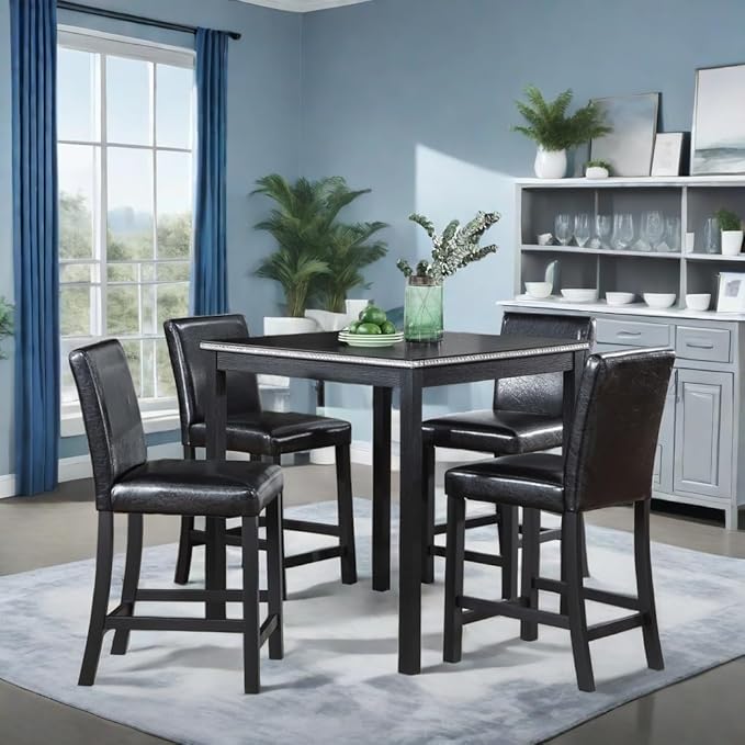 Counter Height Square Dining Table Set - Image 5